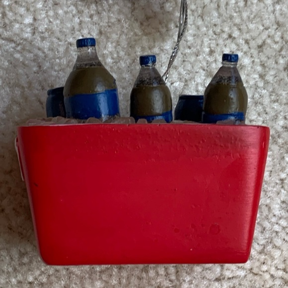 KU - University of Kansas Cooler Ornament, Forever Collectibles Team Ornament - Picture 3 of 10